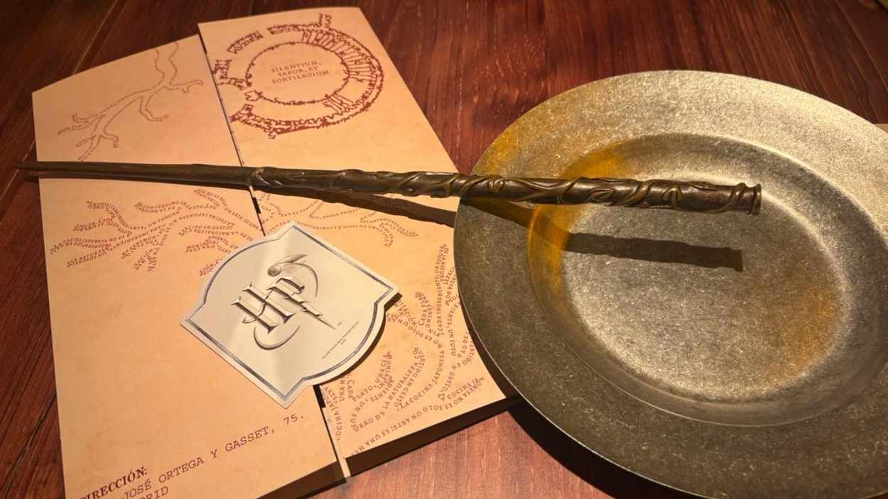 La Carta del restaurante está lleno de guiñoos a Hogwarts.