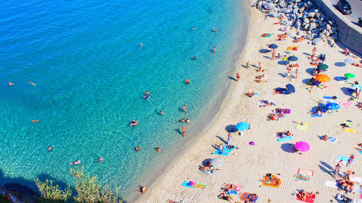Playa de Calabria, en Italia