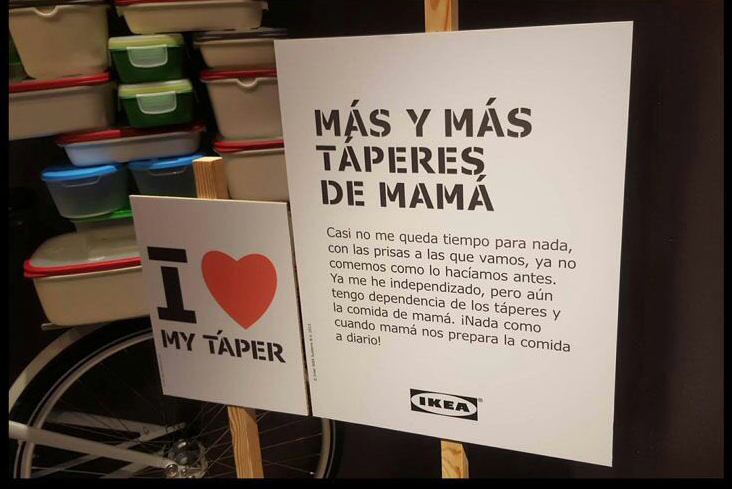 Anuncio machista en el que IKEA fomenta que los jóvenes sigan dependiendo de la comida de sus madres