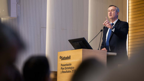 Banco Sabadell repartirá 6.300 millones a accionistas hasta 2027 y prevé un ROTE récord del 16%