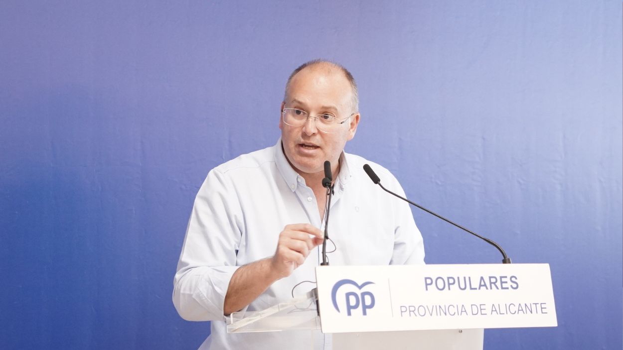 El secretario general del Partido Popular, Miguel Tellado. EP. 