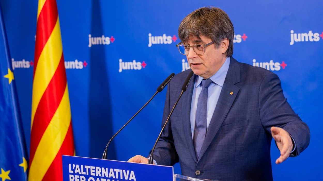 El presidente de Junts, Carles Puigdemont. EP. 