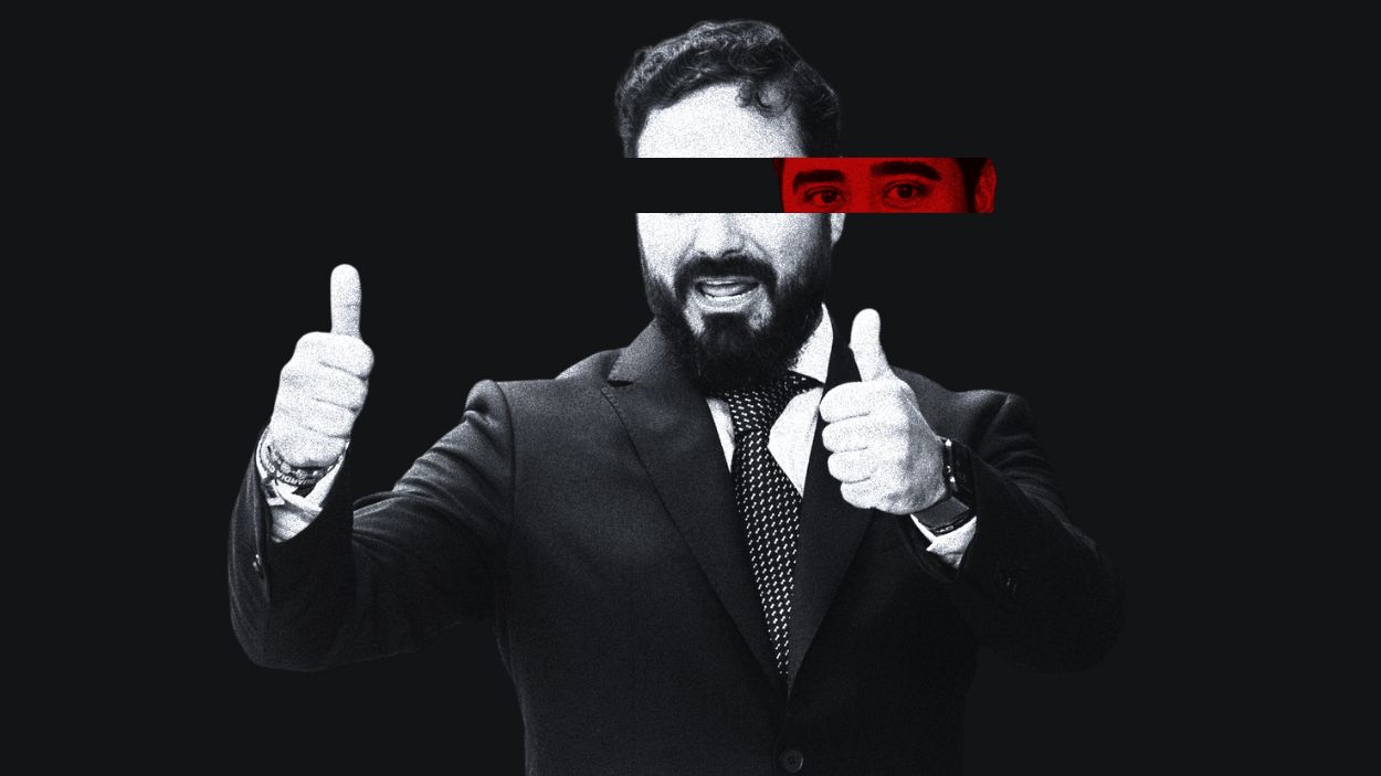 El eurodiputado Alvise Pérez. Elaboración Propia.