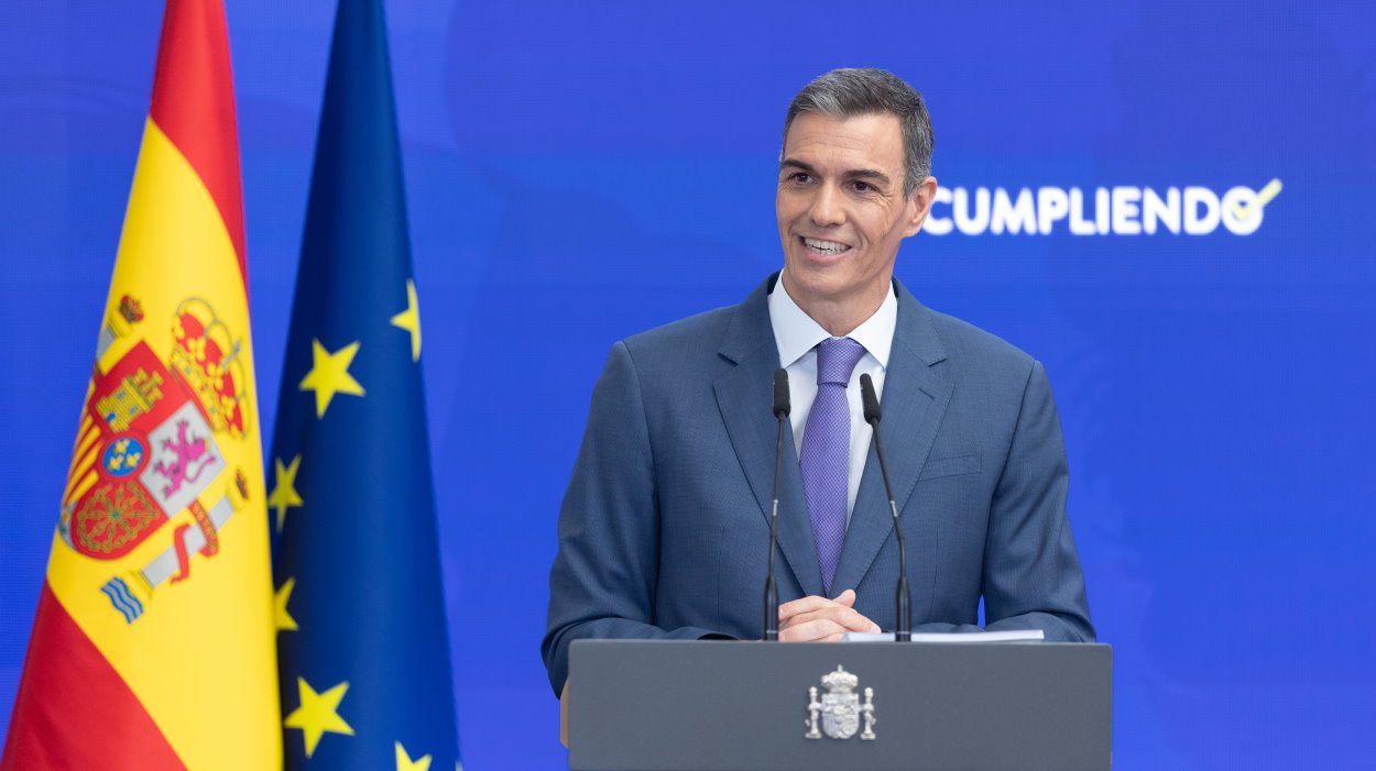 La Contabilidad Nacional refuerza el discurso de Sánchez con un crecimiento del PIB del 0,7%. EP.