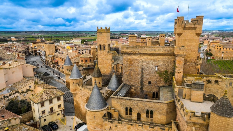 El espectacular Palacio Real de Olite, en Navarra