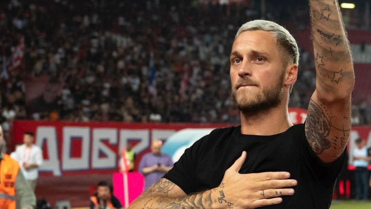Marko Arnautovic ficha por el Estrella Roja. Redes sociales del Estrella Roja