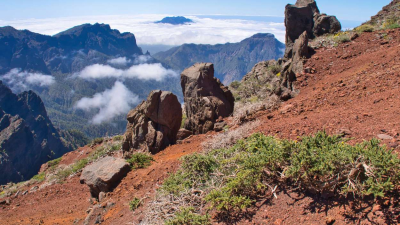 Paisaje del Roque de los muchachos