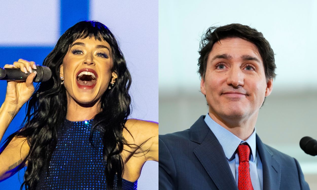 Katy Perry y Justin Trudeau. Elaboración propia