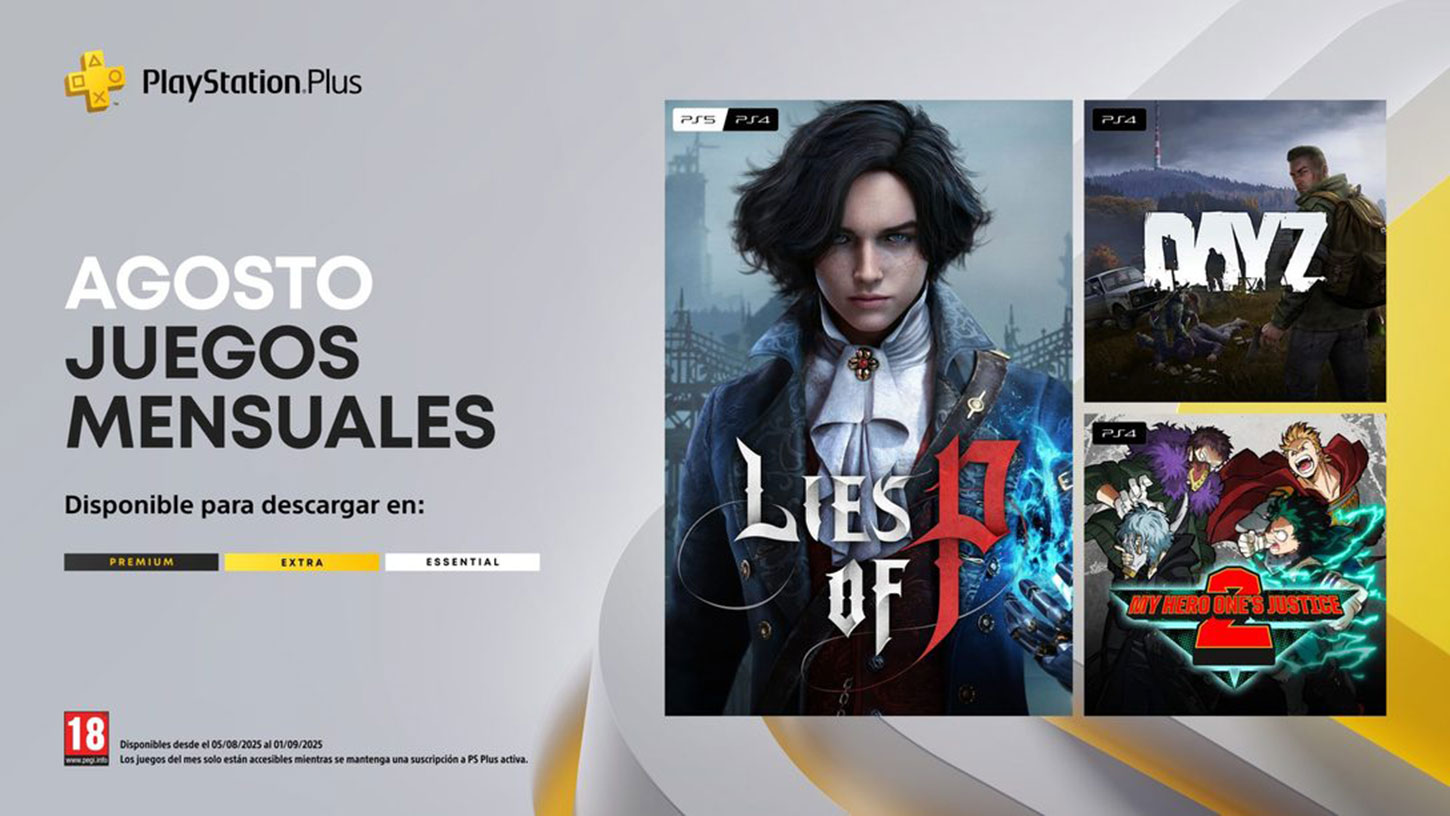 PlayStation Plus presenta sus juegos de agosto de 2025