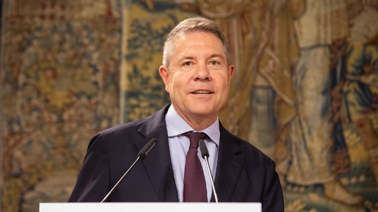 Emiliano García-Page, presidente de Castilla-La Mancha. JCCM.