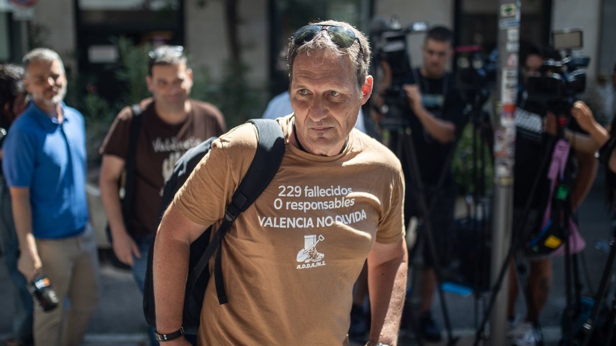 El presidente la Asociación Damnificados DANA Horta Sud Valencia, Christian Lesaec. EP