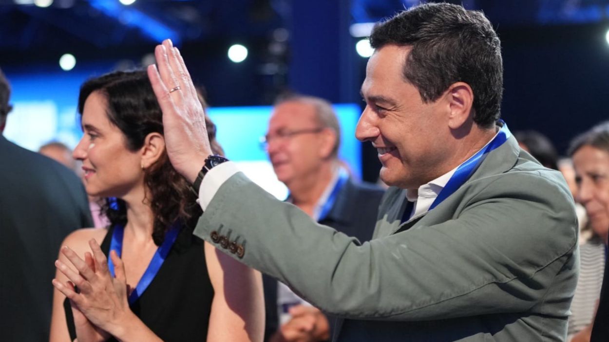 Moreno Bonilla durante el 21º Congreso del PP. EP