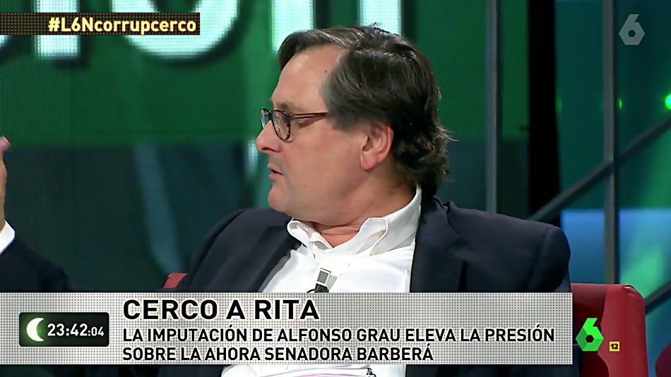 Francisco Marhuenda durante una intervención en laSexta Noche