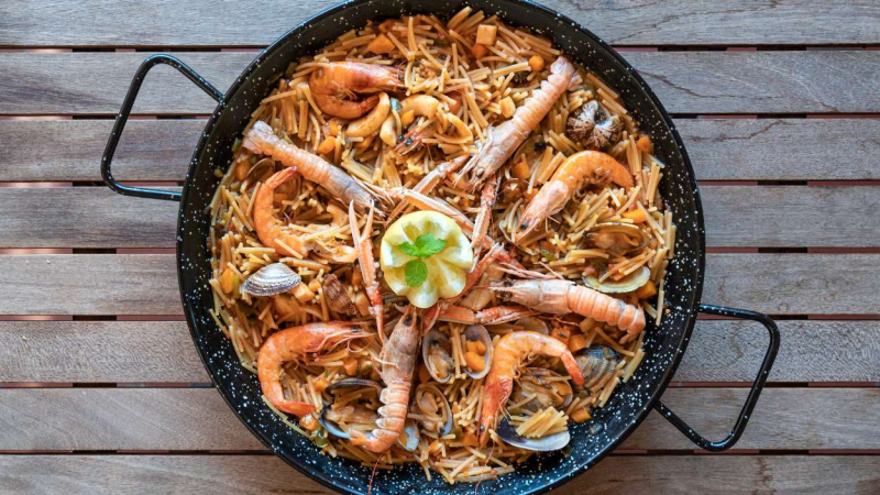 Fideuá de mariscola deliciosa receta para el verano