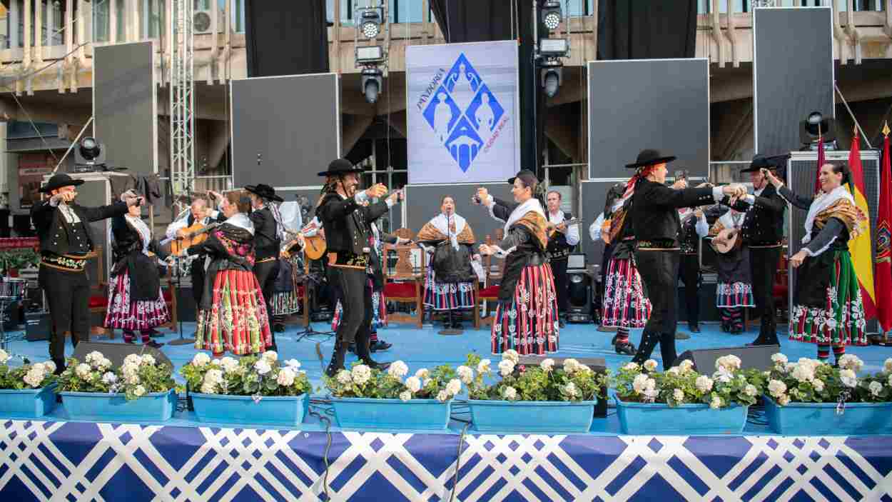 Acto de nombramiento del pandorgo durante la fiesta de la Pandorga 2025. EP.