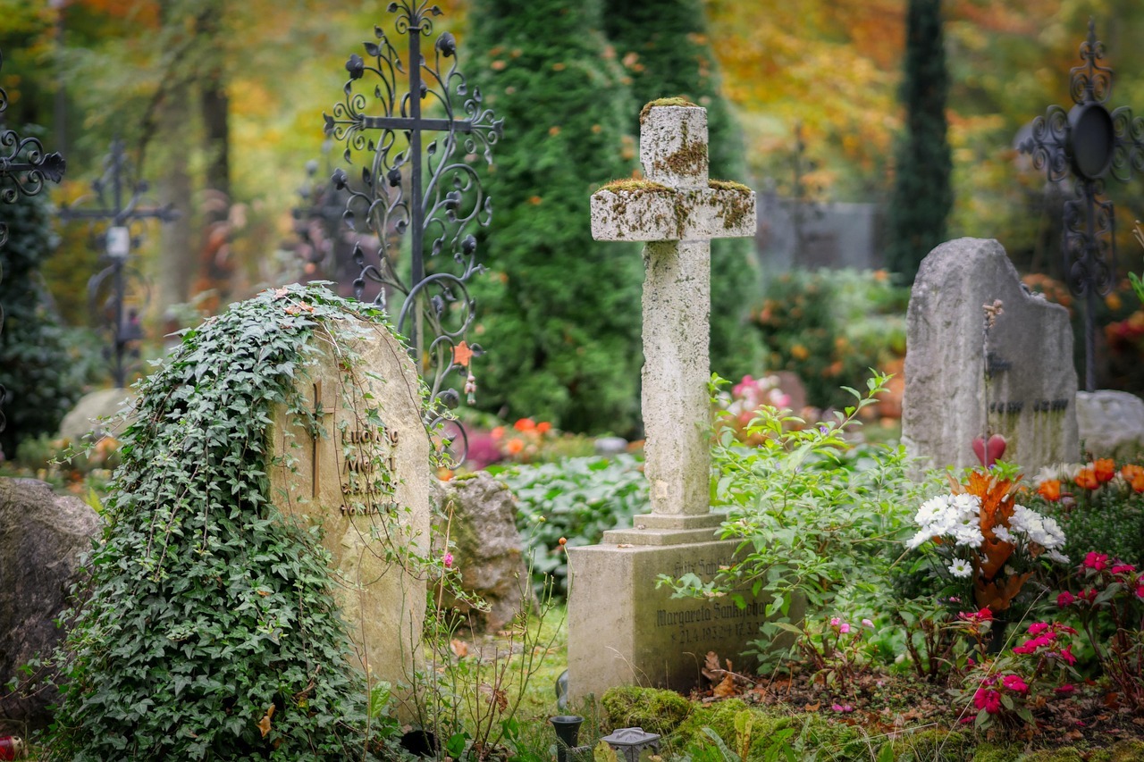 Imagen de un cementerio