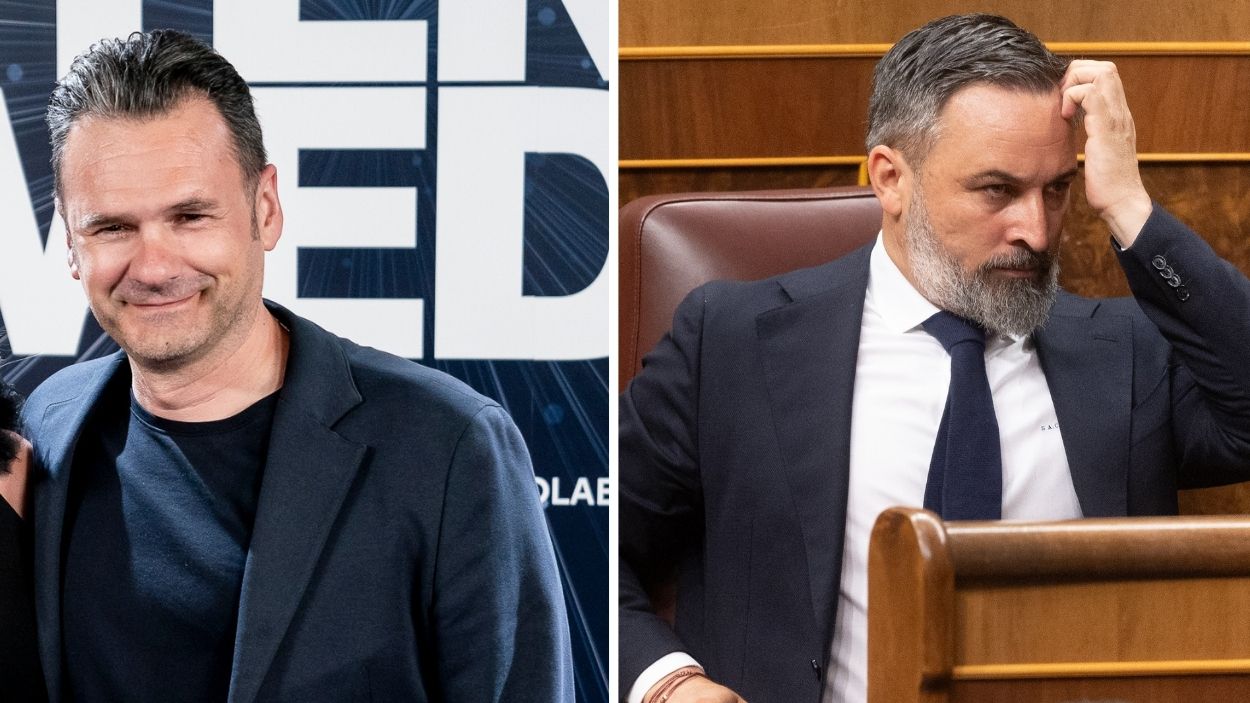 Iñaki López y Santiago Abascal. EP.