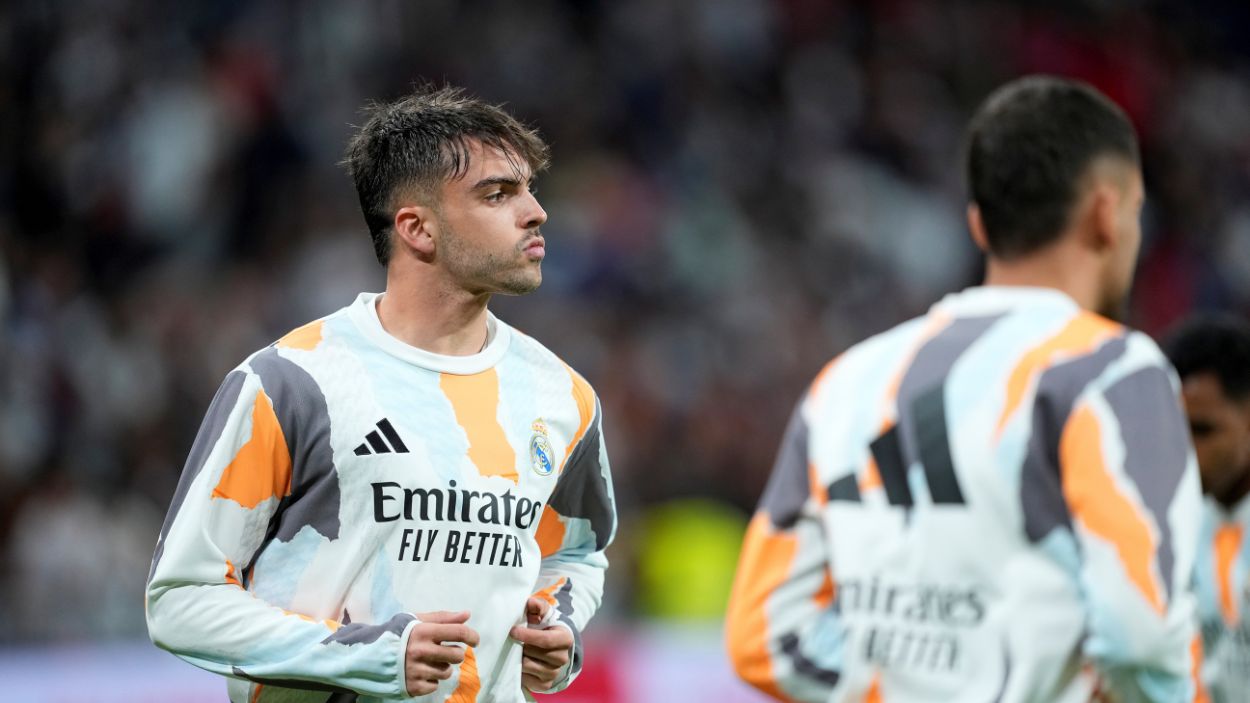 El jugador del Real Madrid Raúl Asencio. EP.
