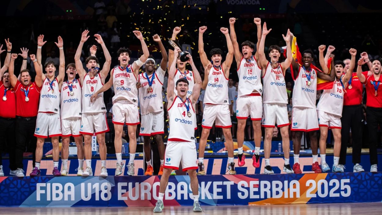 La selección española U18 se convierte en campeona de Europa. @baloncestoesp.