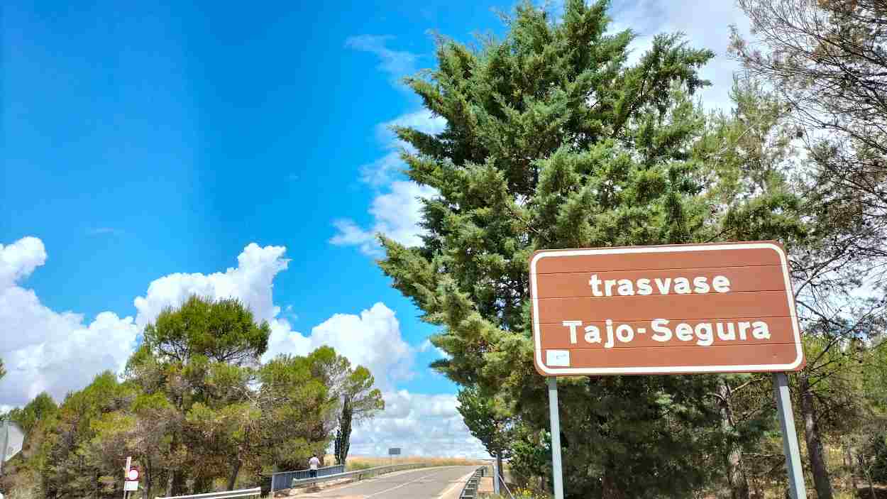 Imagen del Trasvase Tajo Segura. EP.
