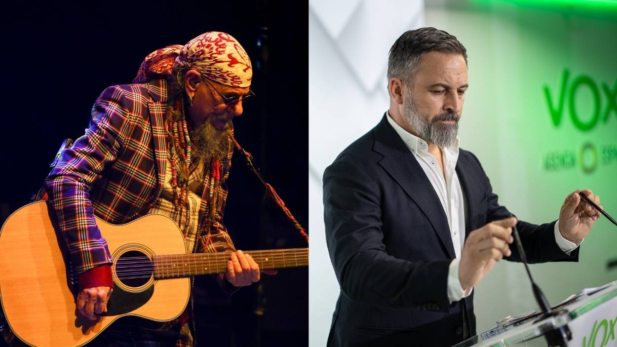 El Drogas y Santiago Abascal. Elaboración propia  (1)