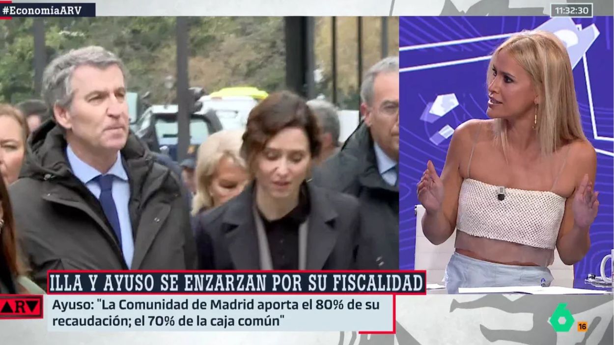 Afra Blanco analiza las políticas fiscales de la Comunidad de Madrid en 'Al Rojo Vivo'. LaSexta