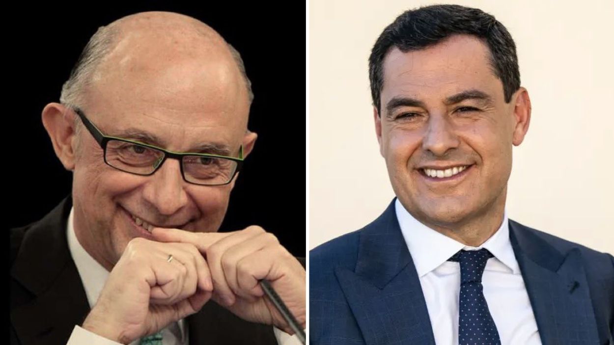 Cristóbal Montoro con Moreno Bonilla. Elaboración Propia