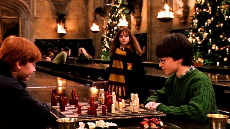 Escena de 'Harry Potter y la piedra filosofal'. EP. Escena de 'Harry Potter y la piedra filosofal'. EP.