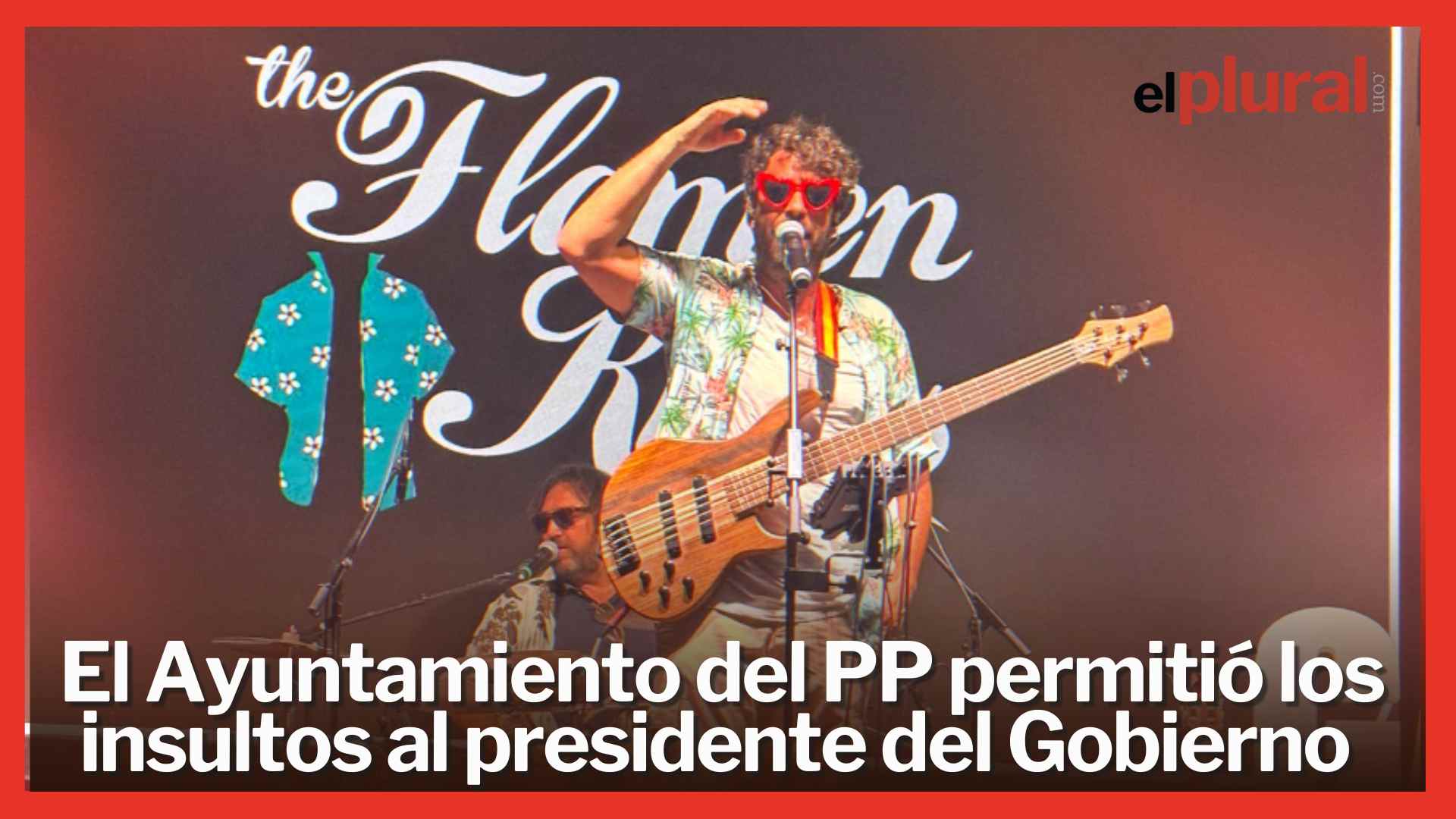 Un grupo contratado por el Ayuntamiento del PP anima al público a cantar insultos contra Sánchez