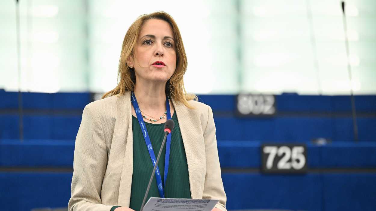 Imagen de la eurodiputada socialista Cristina Maestre. EP.