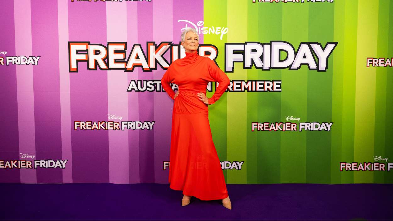 Jamie Lee Curtis en la premiere de 'Ponte en mi lugar de nuevo' en Sydney. Disney