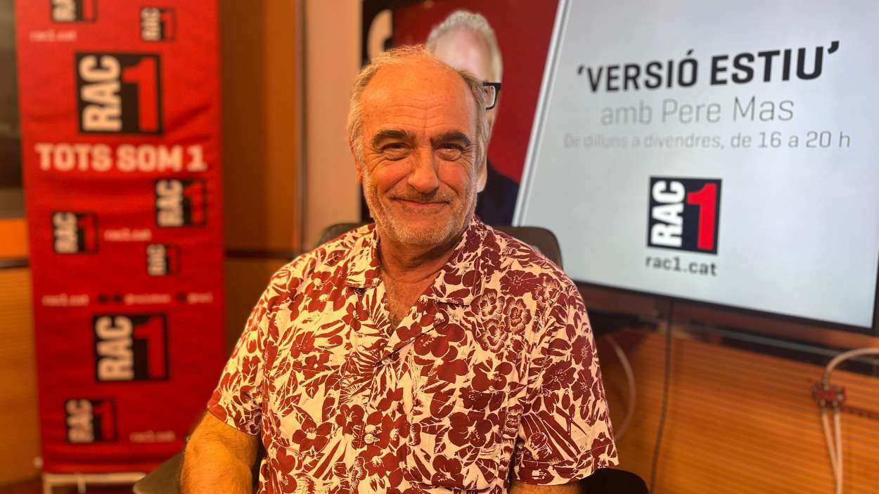 El actor Francesc Orella en Versió Estiu con Pere Mas. Twitter/Rac1
