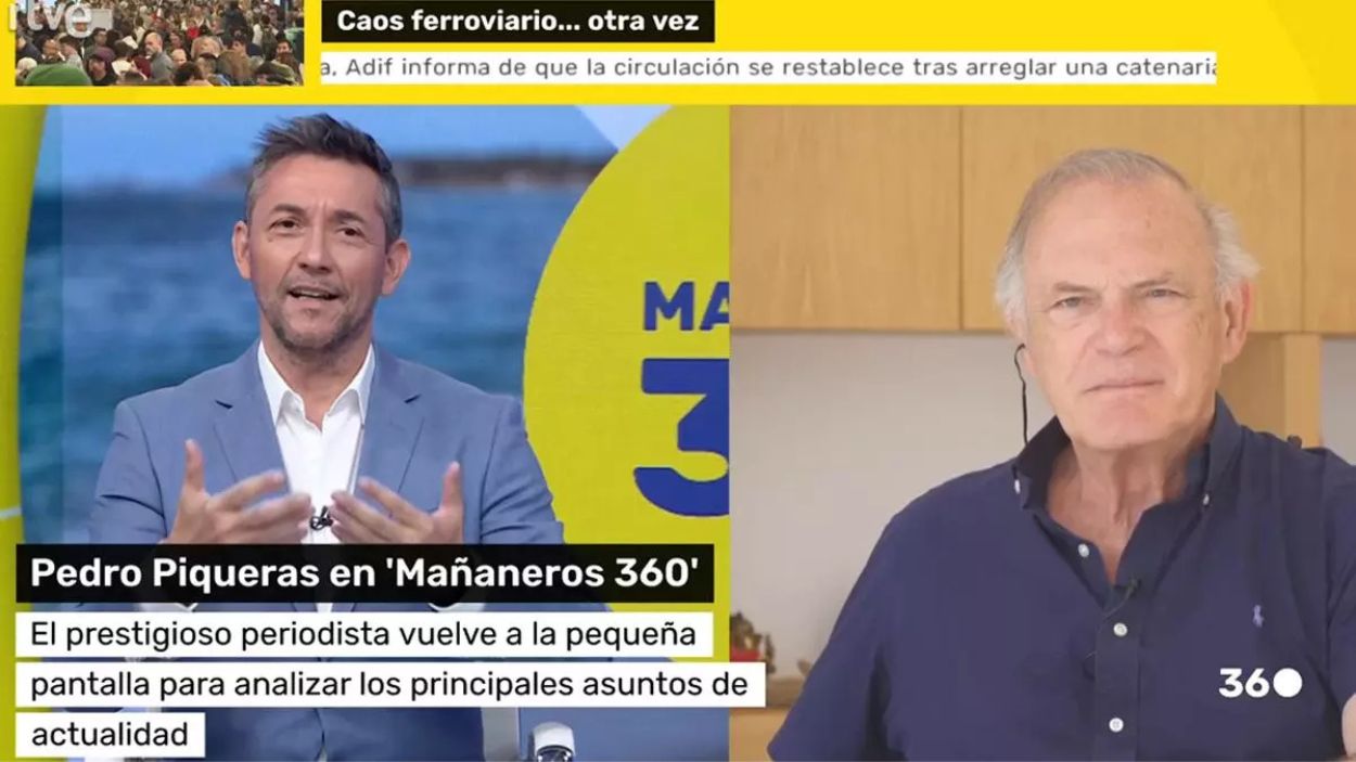 Javier Ruiz y Pedro Piqueras en 'Mañaneros 360'. TVE