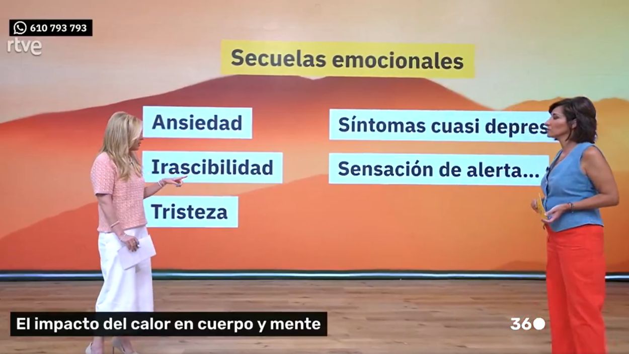 'Mañaneros 360' realiza un análisis de los cambios que provoca el calor en el comportamiento. RTVE