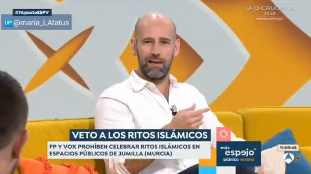 Gonzalo Miró en Espejo Público. Maria LAtatus 