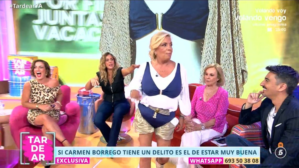 Carmen Borrego en 'Tardear'. Mediaset España.