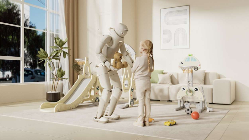 El cuidado de niños es una de las aplicaciones que tiene este robot de Fourier El cuidado de niños es una de las aplicaciones que tiene este robot de Fourier