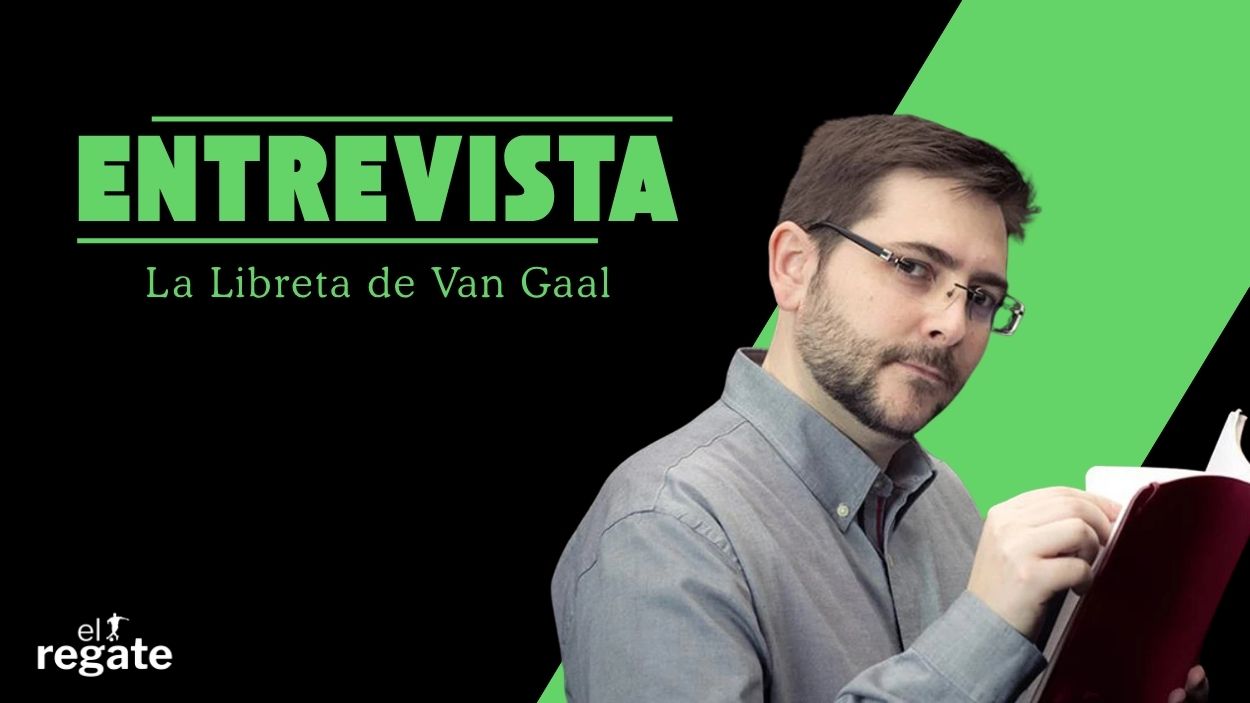 La Libreta de Van Gaal: "tenemos un periodismo deportivo muy desprestigiado y que, laboralmente, es un desastre". Montaje de elaboración propia
