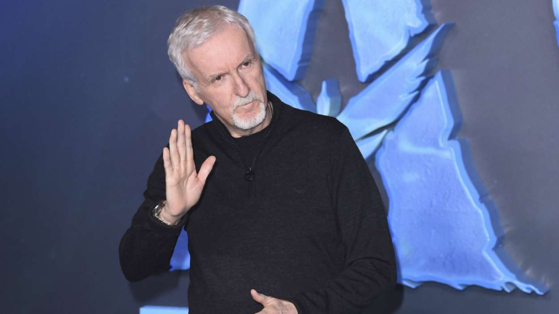 James Cameron en estreno de la segunda parte de 'Avatar'