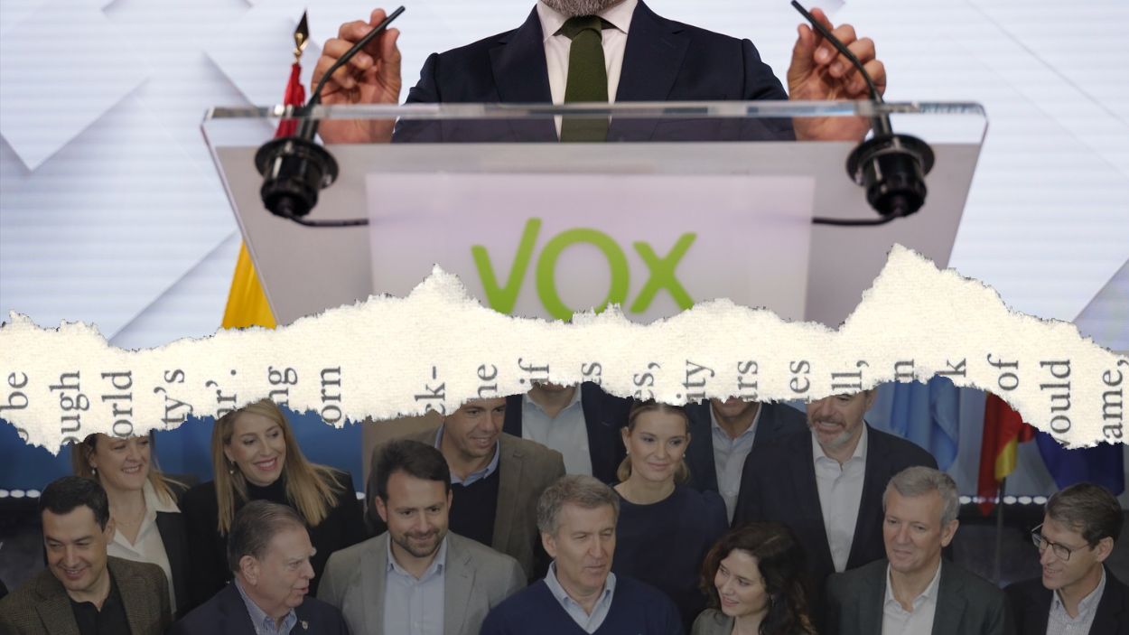PP plegado ante Vox. Diseño propio