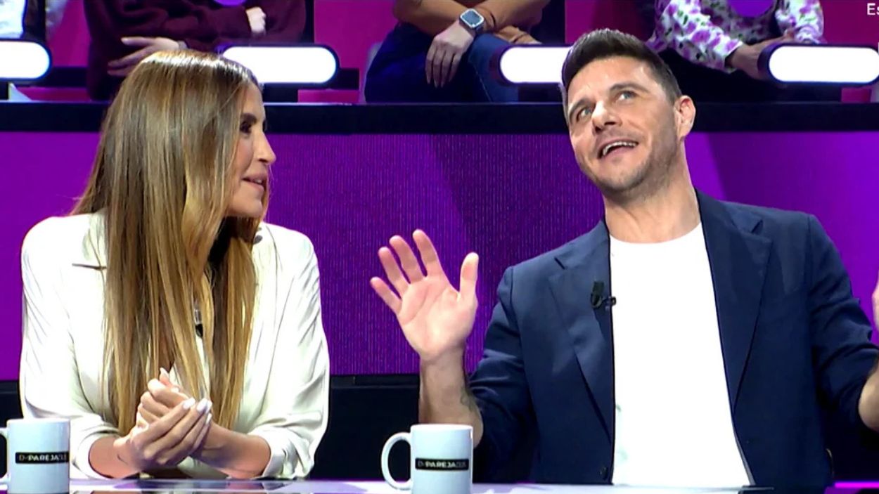 Joaquín Sánchez y Susana Saborido, presentadores de 'Emparejados'. Antena 3