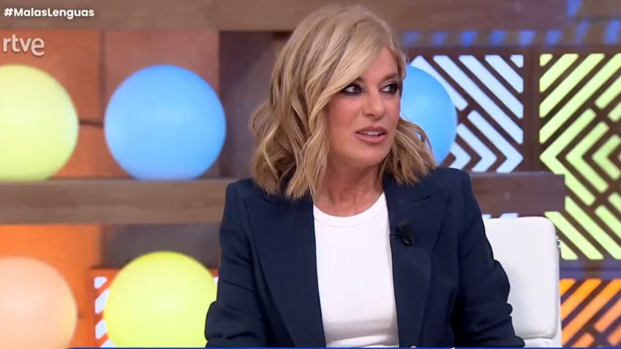 Esther Palomera durante una tertulia de 'Malas Lenguas'. RTVE