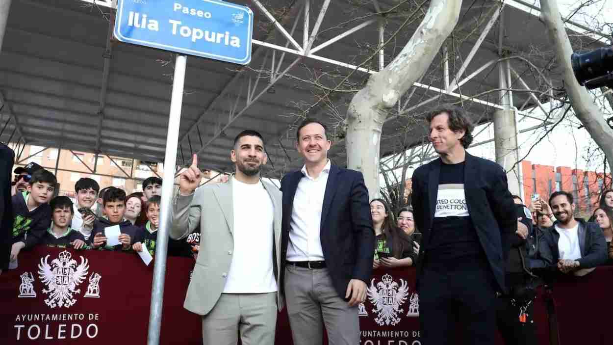 Calle para Ilia Topuria en Toledo con motivo de la 'Ciudad Europea del Deporte'. EP.