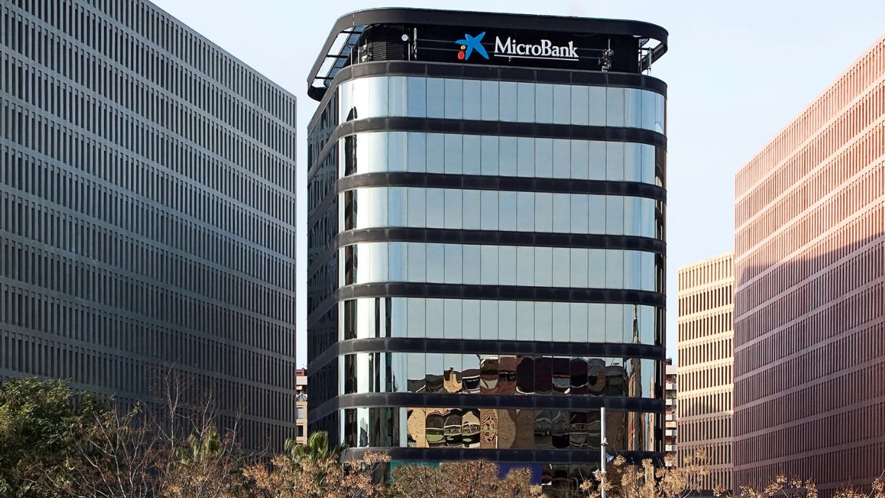 Sede de MicroBank, el banco social de LaCaixa