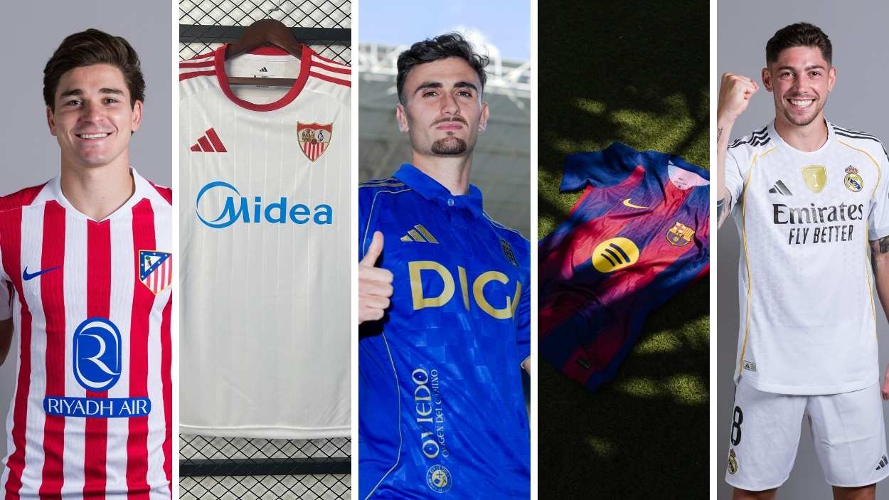 Estas son las camisetas de los equipos de LaLiga para la temporada 2025/26