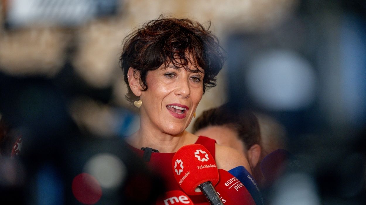La ministra de Inclusión, Seguridad Social y Migraciones, Elma Saiz. EP