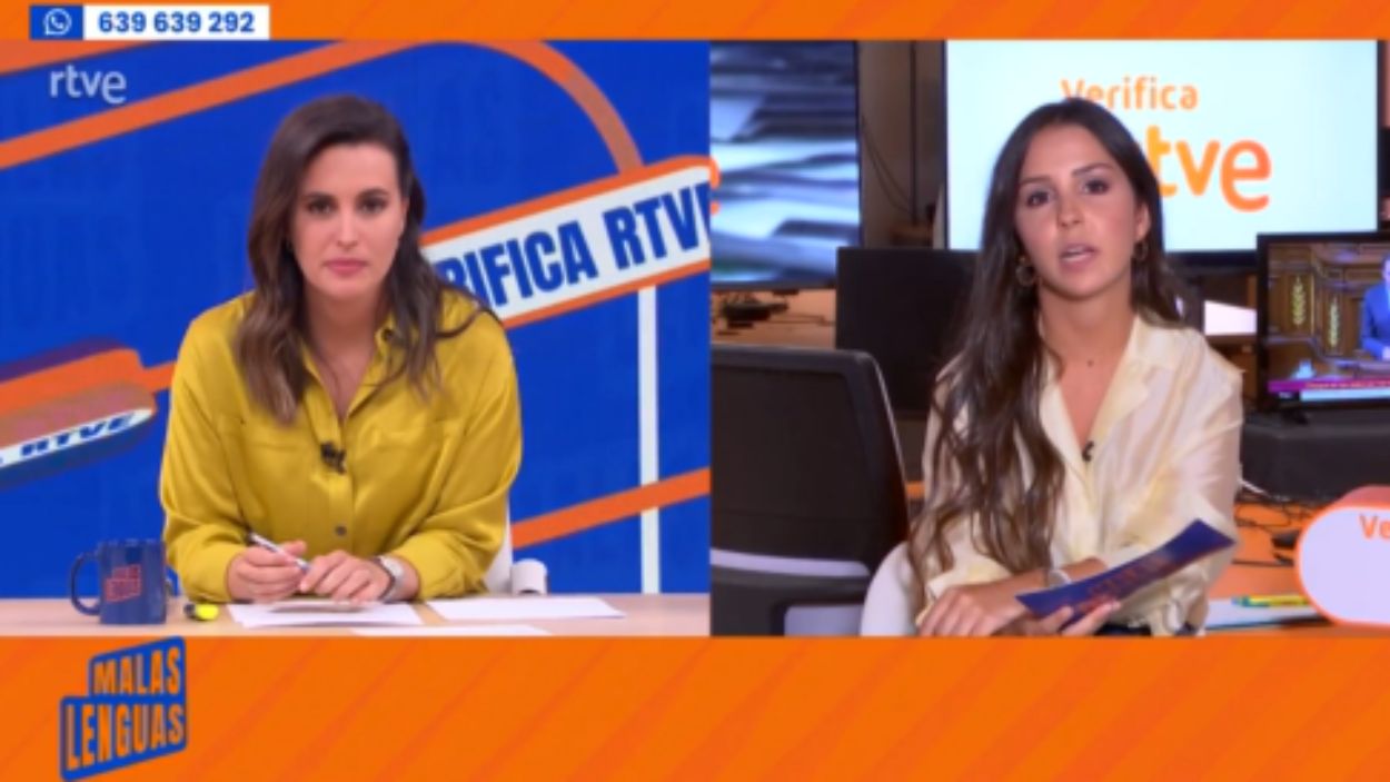 Aida Bao y Paula Peña en 'Malas Lenguas'. TVE