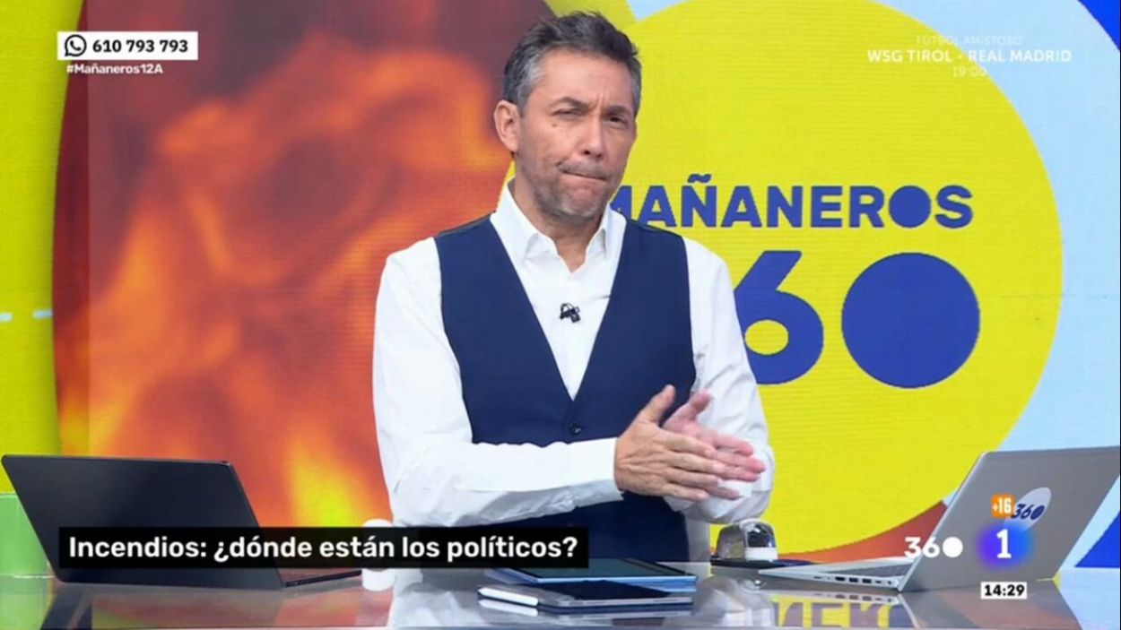 Javier Ruiz en 'Mañaneros 360'. TVE 