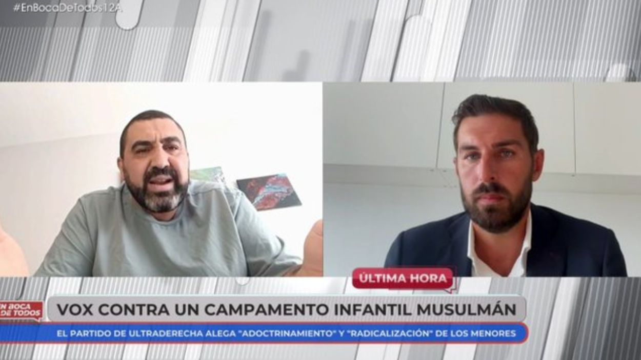 Debate entre Mohamed y Punto y José Ángel Antelo en el programa 'En boca de todos'. Cuatro