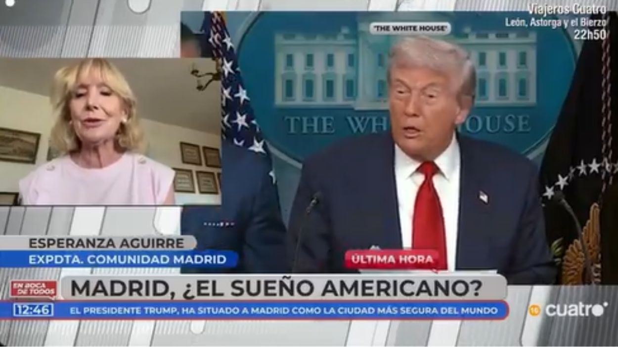 Esperanza Aguirre en 'En boca de todos'. Mediaset